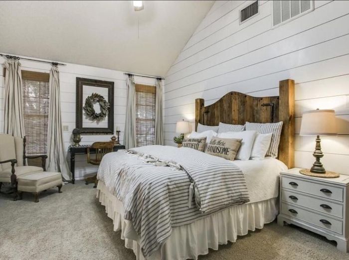 Farm house design bedroom