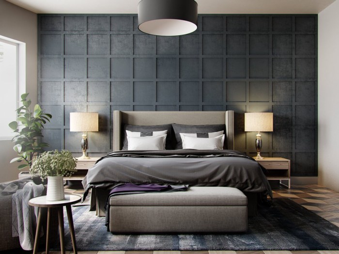 Grey bedroom design ideas