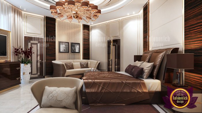 Elegant master bedroom design